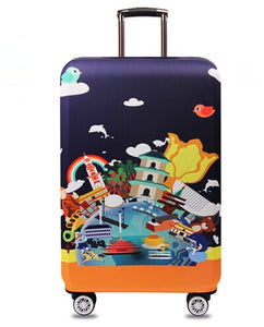 Thicker Travel Luggage Protective Cover Suitcase Case Travel Accessorie Baggag Elastic Luggage Cover Apply to 18-32inch Suitcase