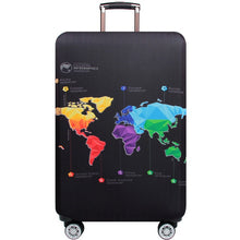 Load image into Gallery viewer, HMUNII World Map Design Luggage Protective Cover Travel Suitcase Cover Elastic Dust Cases For 18 to 32 Inches Travel Accessories