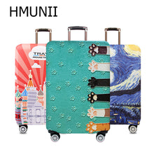 Load image into Gallery viewer, HMUNII World Map Design Luggage Protective Cover Travel Suitcase Cover Elastic Dust Cases For 18 to 32 Inches Travel Accessories